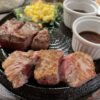ピッカーニャ＋PLUSのランプ＆旨味牛ステーキセット 1,300円